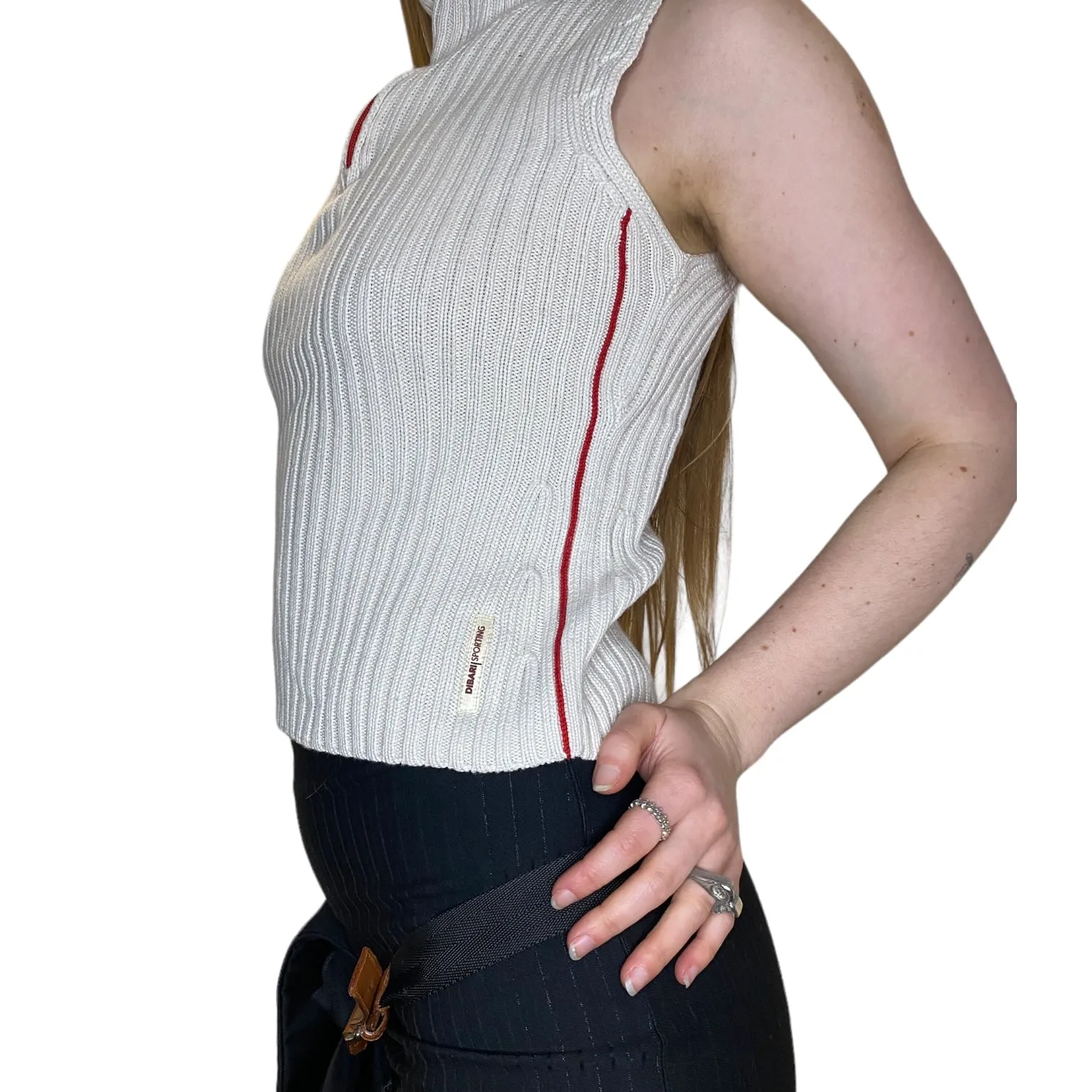Vintage Sleeveless Turtleneck Knit (S/M)
