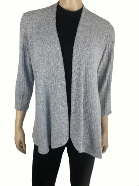 Women's Cardigan Silver Grey Quality Stretch fabric best seller on Sale now Made in Canada